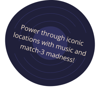 Match 3 Hard Rock Adventures game logo