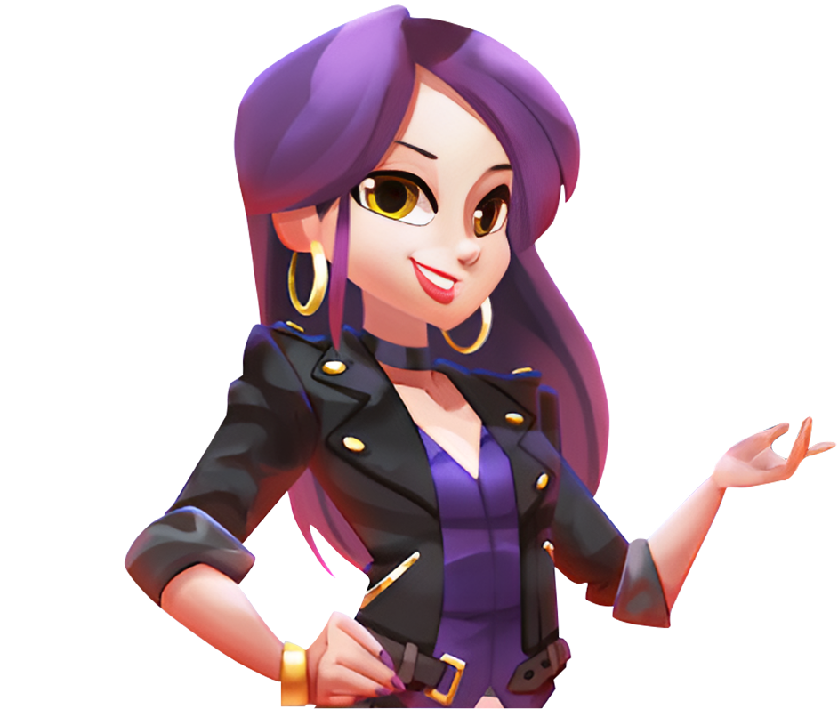 Izzy the musician character illustration